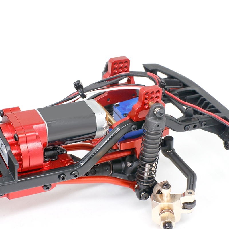 1 Bộ Hộp Số Truyền Động Màu Đỏ Cho Xe Điều Khiển Từ Xa Traxxas TRX4M TRX-4M 1 / 18