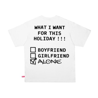 Áo thun POPPOP ANTI HOLIDAY TEE WHITE