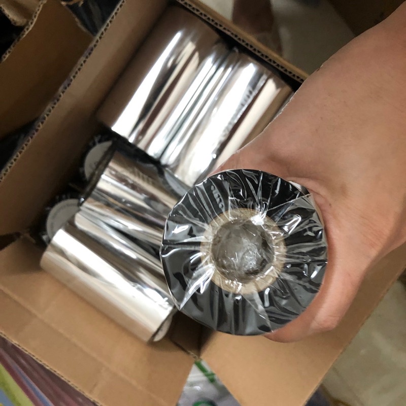 Mực in mã vạch Wax Ribbon 110mmx300m