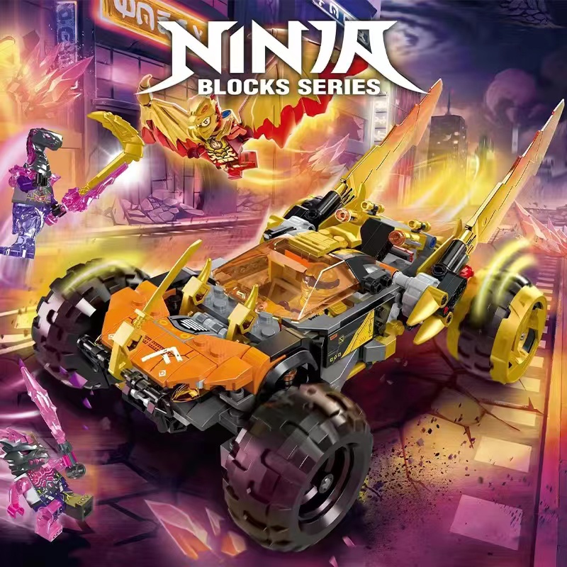 Ninjago 71769 Cole’s Dragon Cruiser khối xây dựng đồ chơi