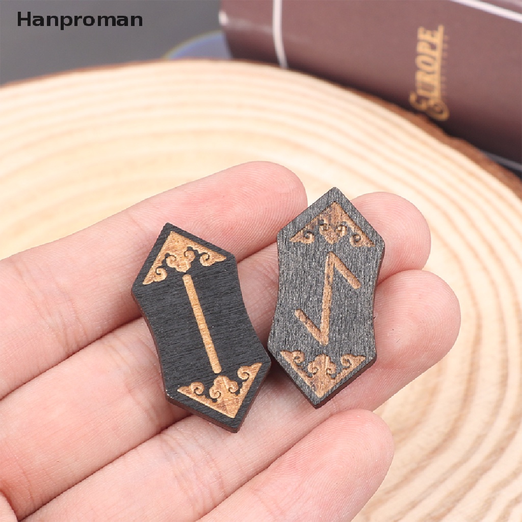 Set 25 Viên Đá Runes Piedra Chạm Khắc Tự Nhiên