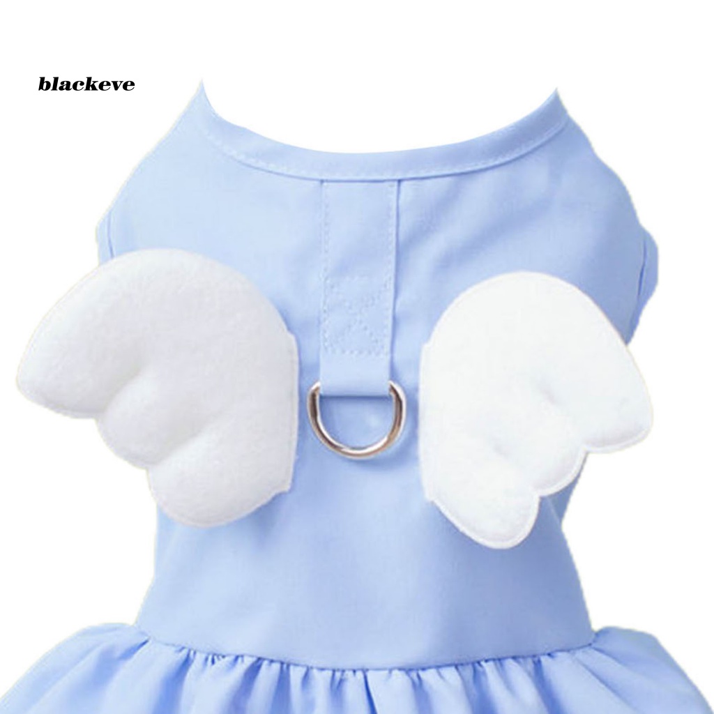 Đầm Công Chúa Họa Tiết Cánh Thiên Thần Chất Liệu Mềm Mại Thời Trang Mùa Hè Cho Cún Cưng