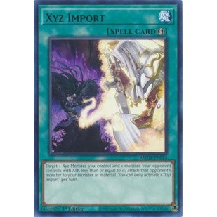 Thẻ bài yugioh xyz import - amde-en044 - rare 1st edition