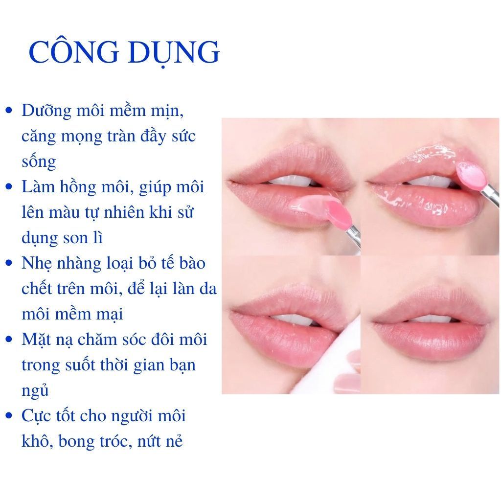 Mặt Nạ Ngủ Môi Dưỡng Ẩm, Căng Bóng Mềm Mịn Hương Dâu Laneig Lip Night Mask 3gram, 20gram