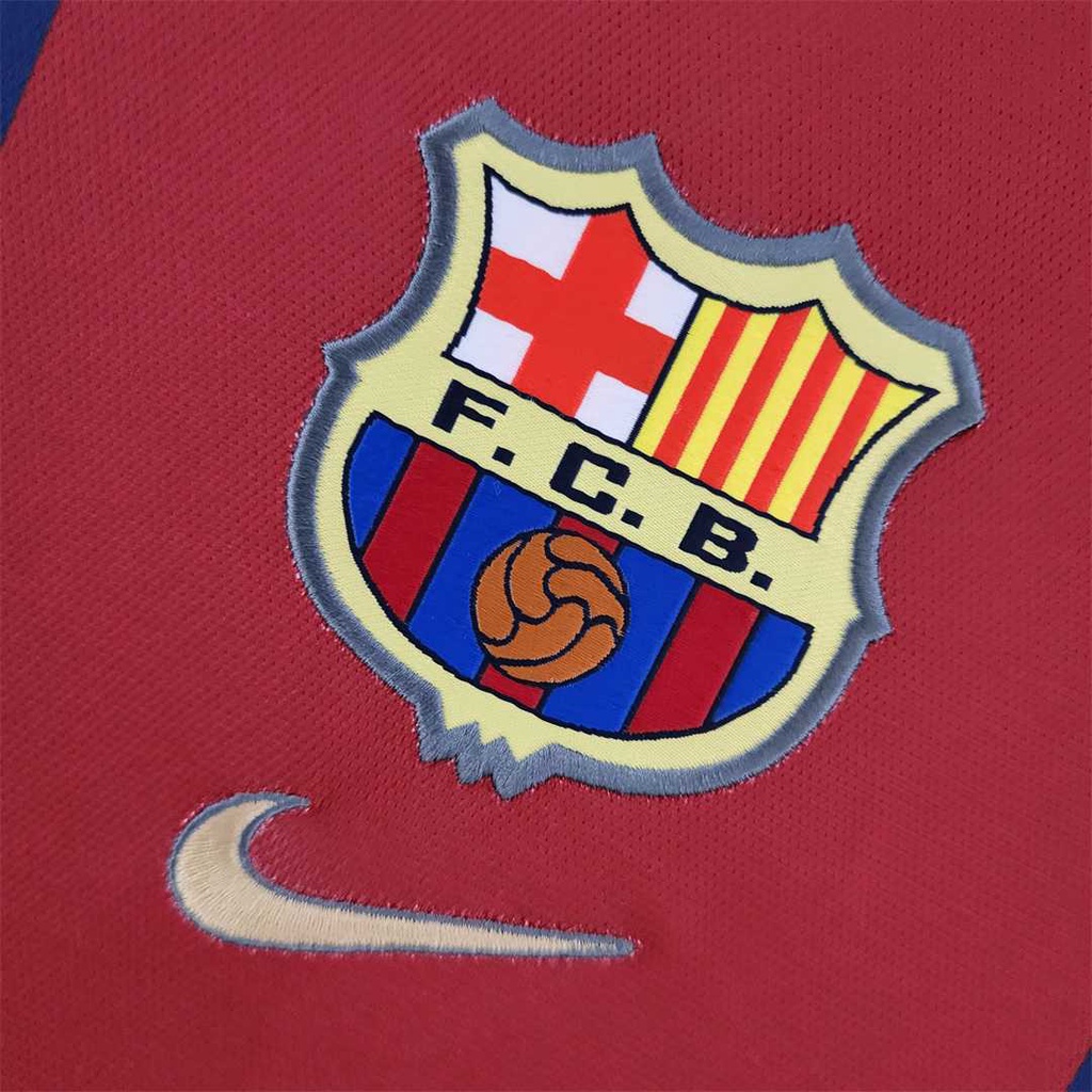 Áo Bóng Đá Đội Tuyển Barcelona 98-99 Phong Cách Retro