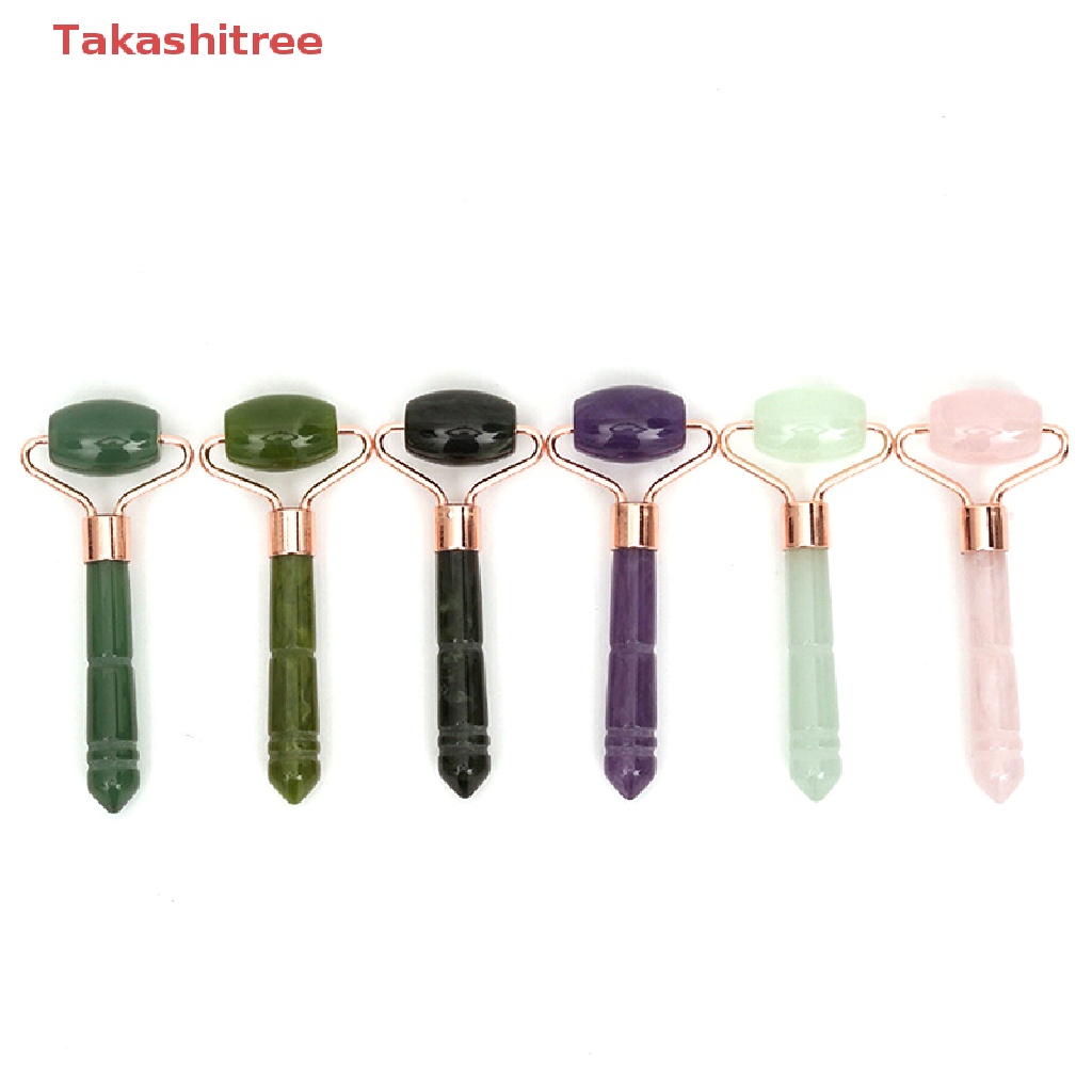 Cây Lăn Mát Xa Mặt Đơn Đầu Bằng Ngọc Bích Chăm Sóc Da