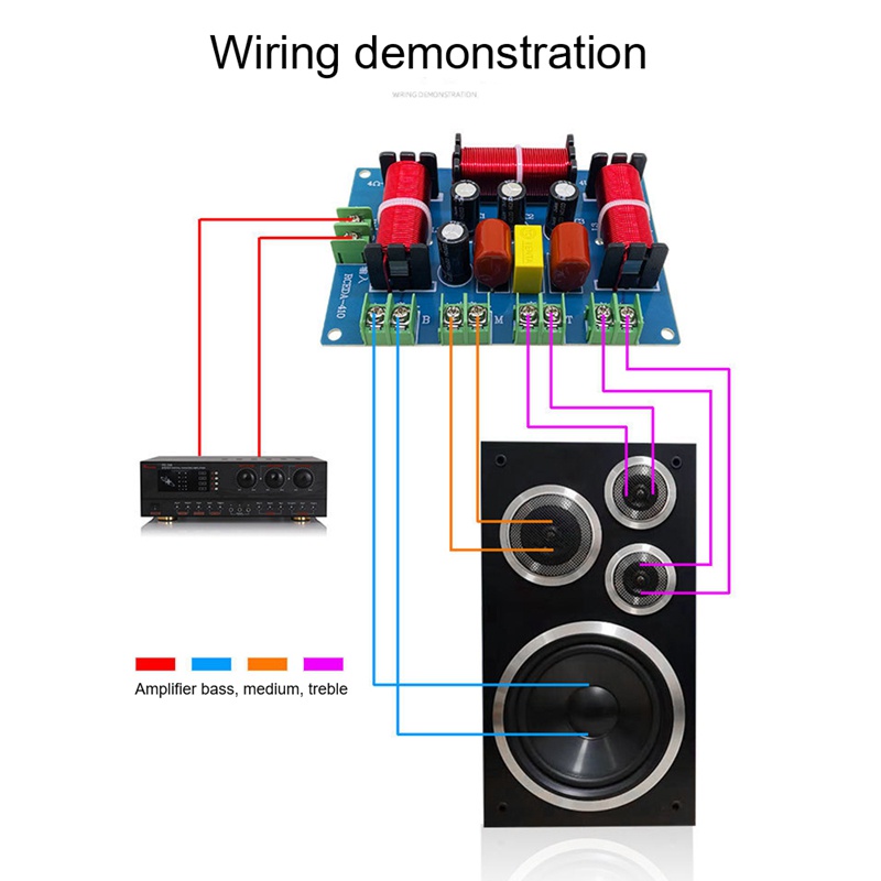 Bộ Chia Tần Số Loa 200W 4 Chiều Chuyên Dụng