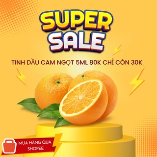 Tinh dầu cam ngọt hữu cơ 5ml