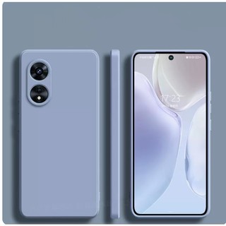 Ốp điện thoại màu trơn silicon lỏng sang trọng cho OPPO A5i A78 A58 A60 A98 4G 5G OPPO Reno 8T 8Z 8 Pro