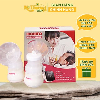 Máy hút sữa Hichito Nhật Bản, matxa êm, kích sữa tốt, vắt kiệt sữa, có Pin sạc.