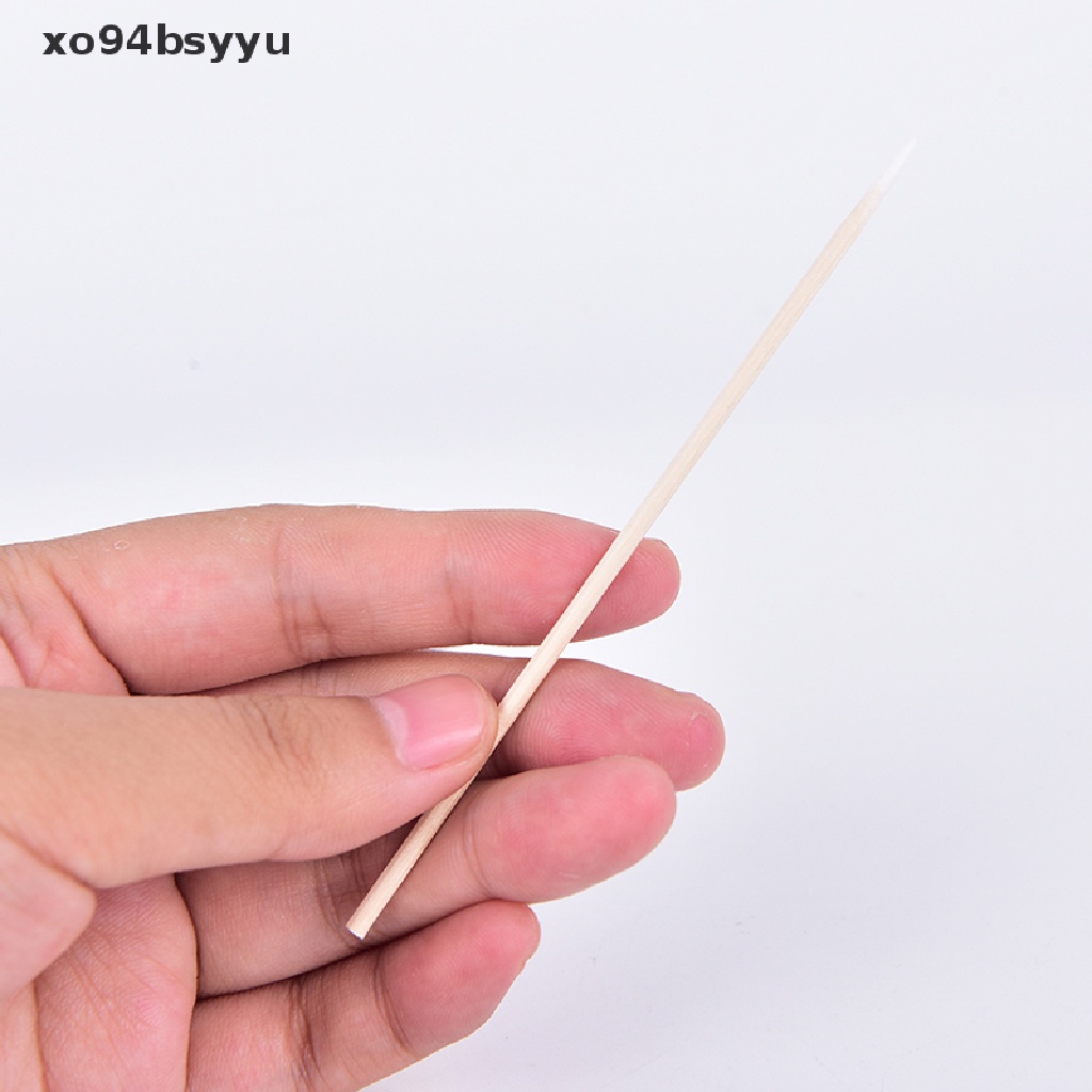 Set 100 Tăm Bông Xo94Bsyu 100X Tay Cầm Bằng Gỗ Dùng Trong Xăm Mình