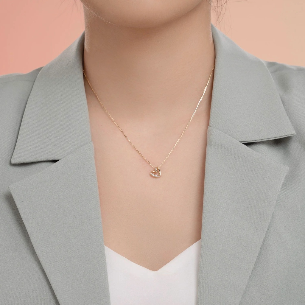 Dây Chuyền Vàng Tây 14k Love Land DCMAMD658 Huy Thanh Jewelry