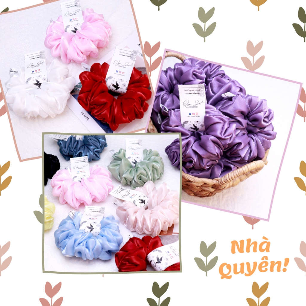 (MINI & BIGSIZE) BEST SELLER SCRUNCHIES Organza Cao Cấp Siêu Phồng