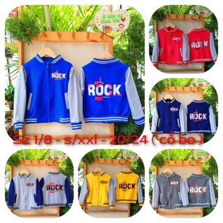 Áo khoác bé trai rock phong cách