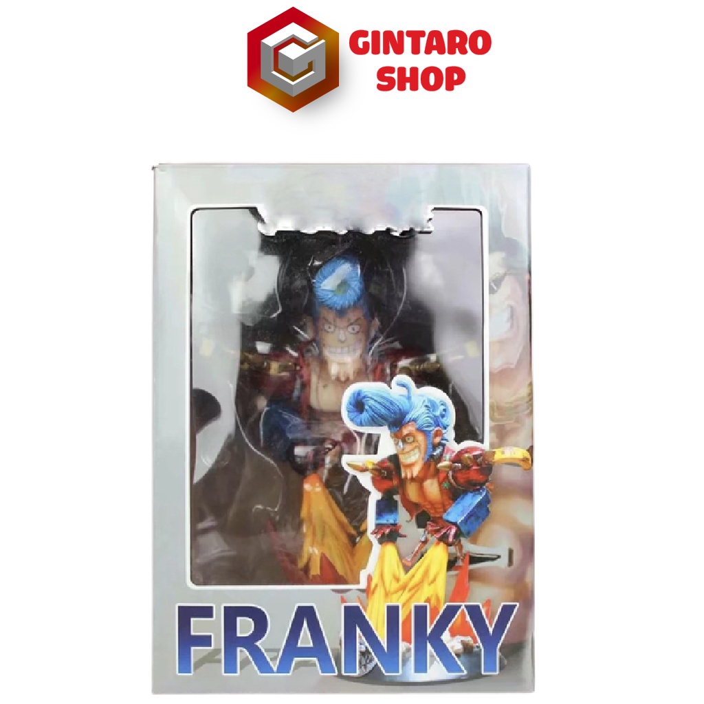 Mô hình One Piece Franky phiên bản chibi mega cực kỳ chi tiết và sắc nét, Mô hình nhân vật Franky cao 23 cm Full Box