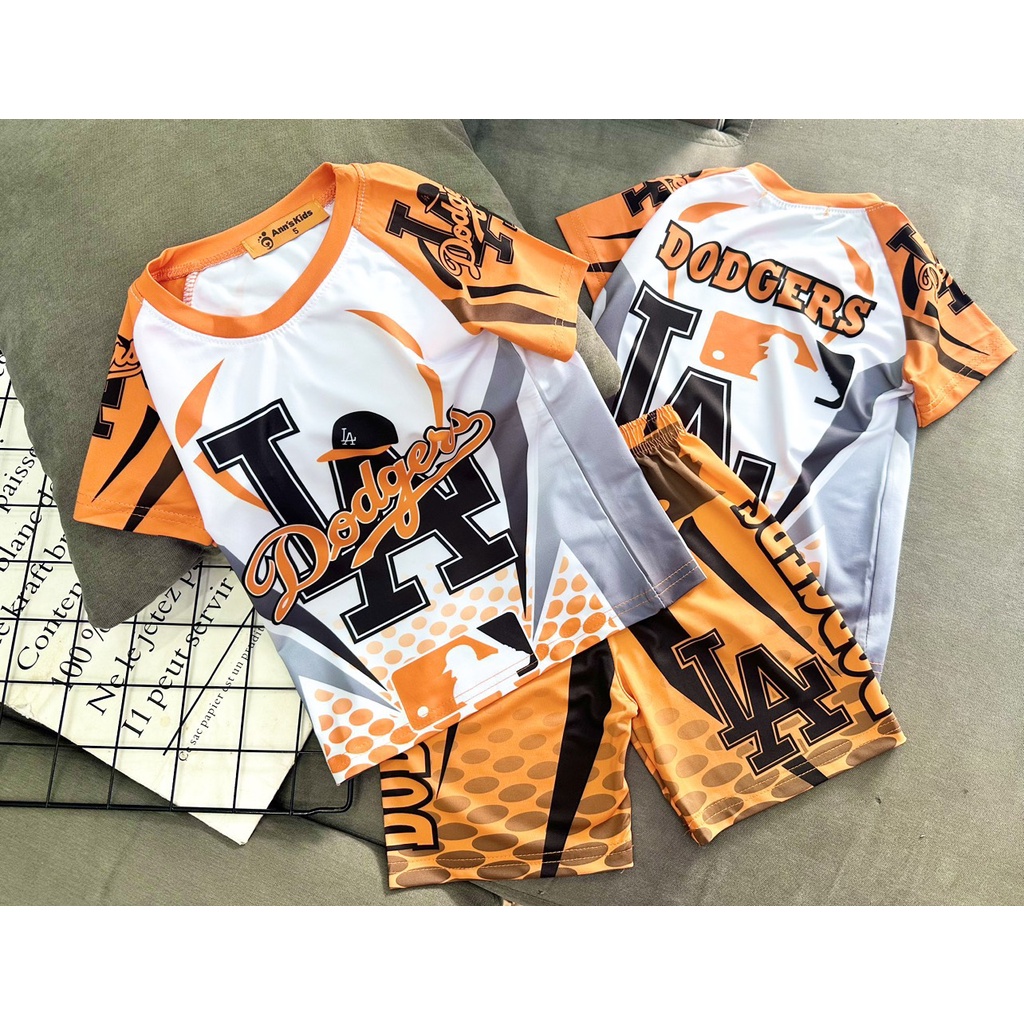 Bộ bé trai sport size đại cồ thun 3D cotton lạnh mềm mại - bộ thể thao bé trai