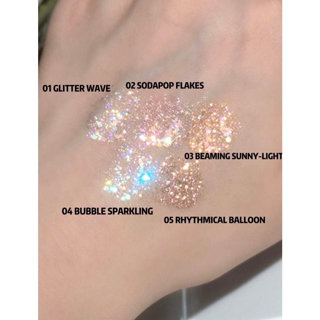 Nhũ mắt Peripera Sugar Twinkle Liquid Glitter 1.9g