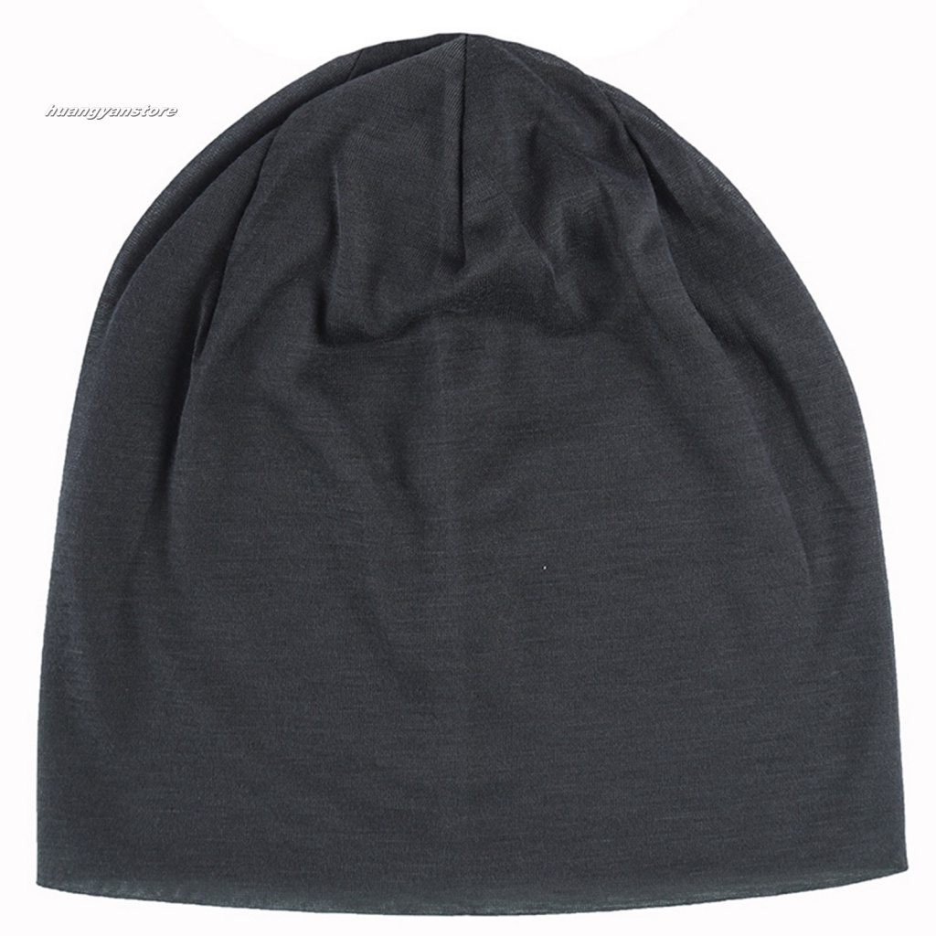 Hy Mũ Trùm Đầu Beanie Mỏng Vừa Vặn Xuân Thu Hình Đầu Lâu Cho Nữ