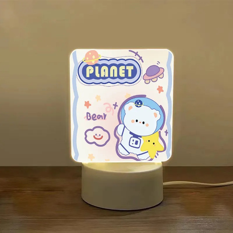 Đèn LED 3D Bằng Acrylic Hình Demon Slayer Độc Đáo Trang Trí Nhà Cửa