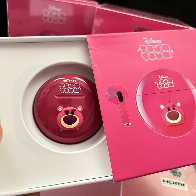 Tai Nghe Bluetooth Tsum Lotso Hồng A11 x Disney Chính Hãng