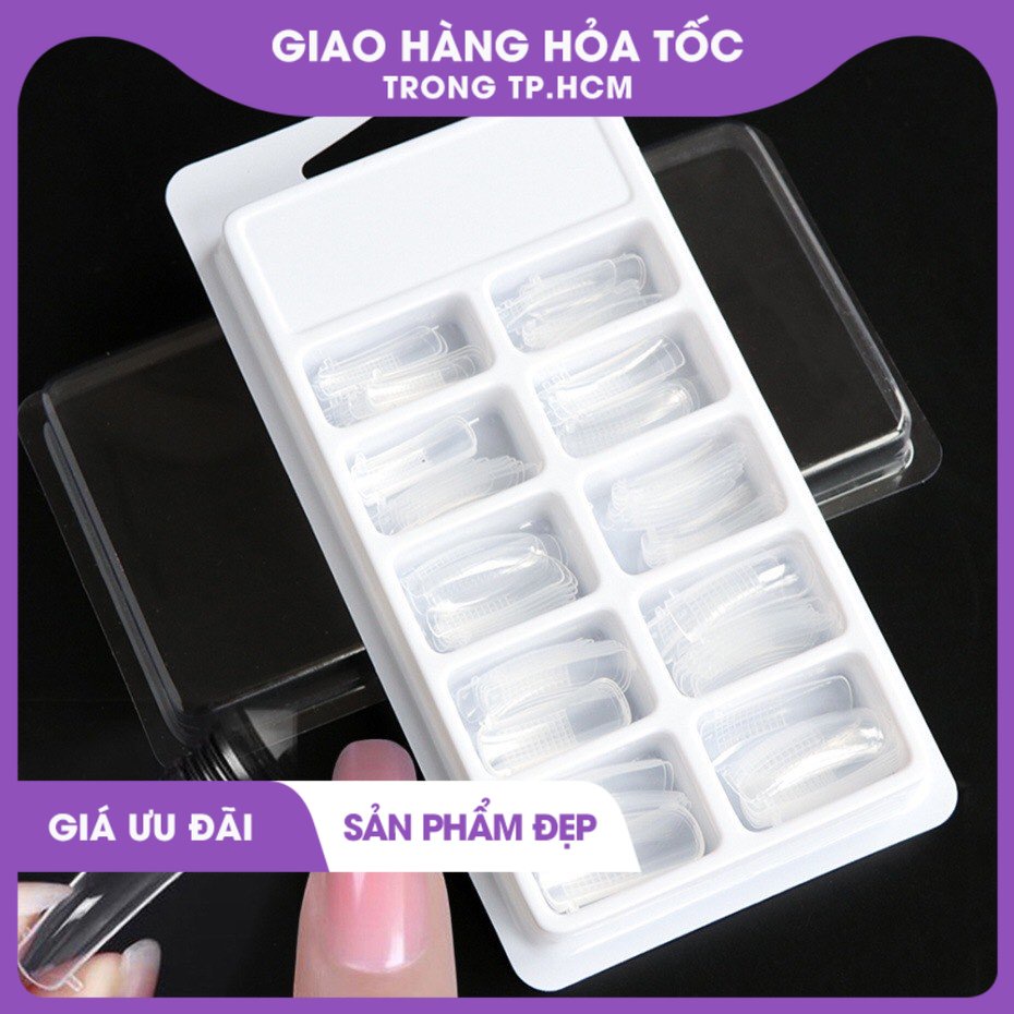 Móng úp gel gôm hộp 100 móng 0987