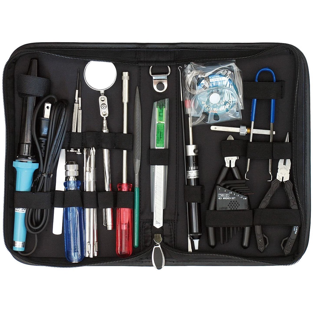 Bộ dụng cụ sửa chữa điện, điện tử Engineer Nhật KS-08 gồm 21 chi tiết - MADE IN JAPAN