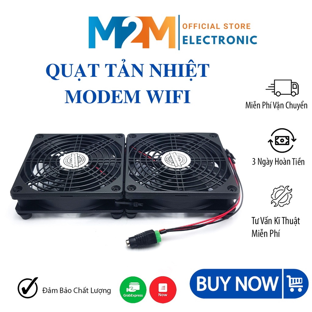 Quạt Tản Nhiệt Quạt Tải Nhiệt Điện Thoại Thiết Bị Làm Mát Cho Router Wifi,TV Box Đế Tản Nhiệt Laptop 120x120x40mm