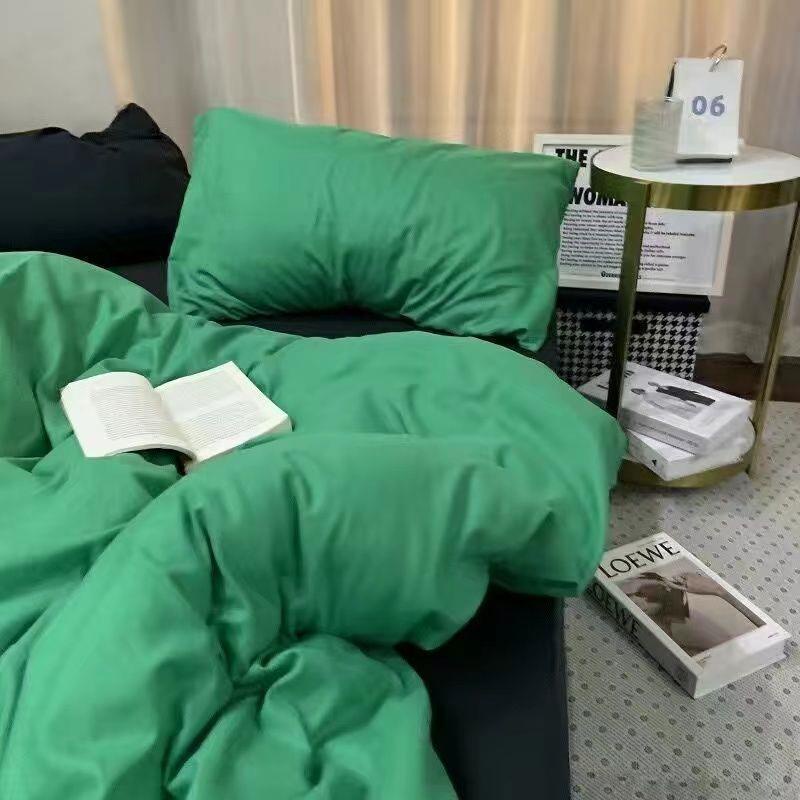 Bộ Chăn Ga Và Vỏ Gối cotton 1.8M Họa Tiết Ngôi Sao Năm Cánh Đơn Giản