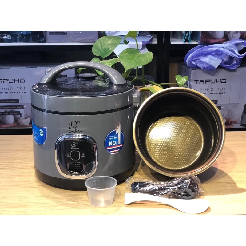Nồi cơm điện Orkin Thái Lan OR18 dung tích 1,8Lít - Bảo hành 12 tháng