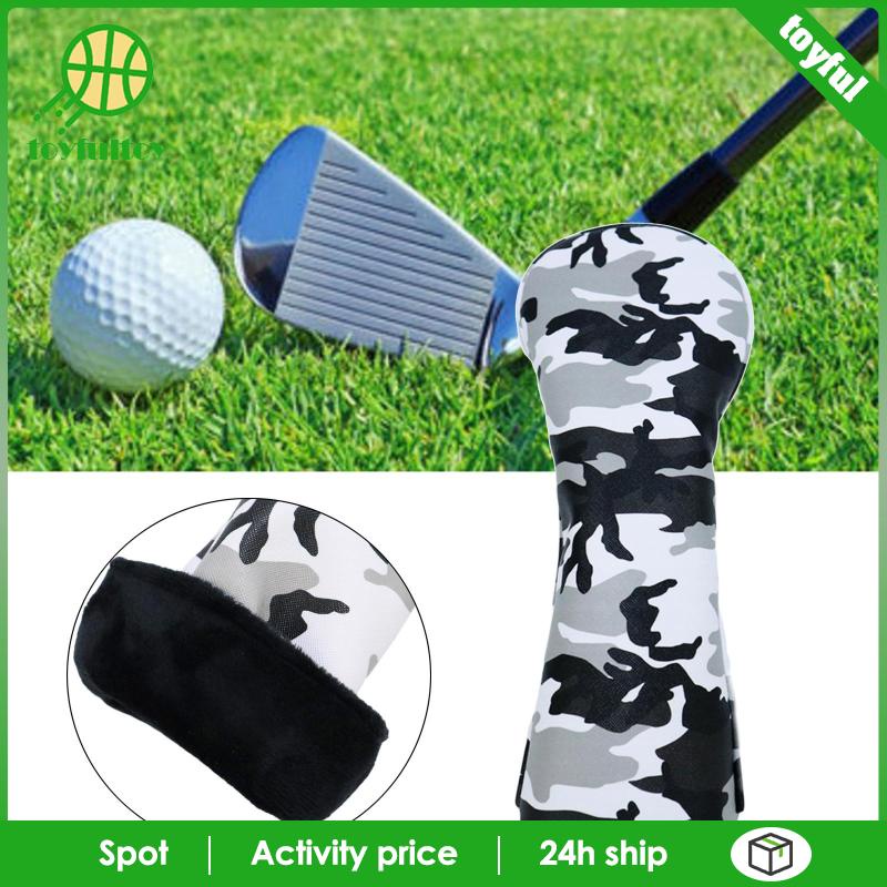 Vỏ Bọc Đầu Gậy Đánh Golf Bằng Gỗ Kèm Thẻ Số