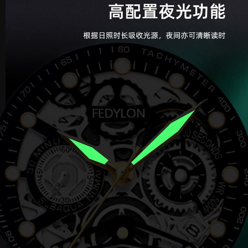 Đồng Hồ Cơ Tự Động Chống Thấm Nước Phát Quang Phong Cách Doanh Nhân Cho Nam