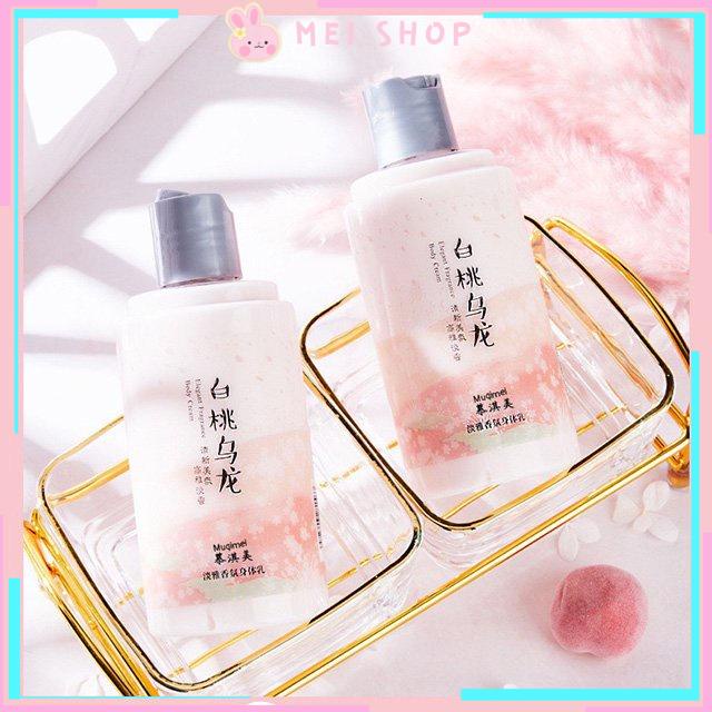 Sữa Tắm Dưỡng Ẩm Cơ Thể Hương Hương Đào Olong Muqimei 300ml