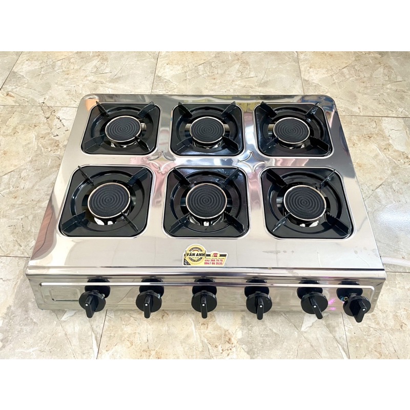 BẾP GAS 6 LÒ HỒNG NGOẠI