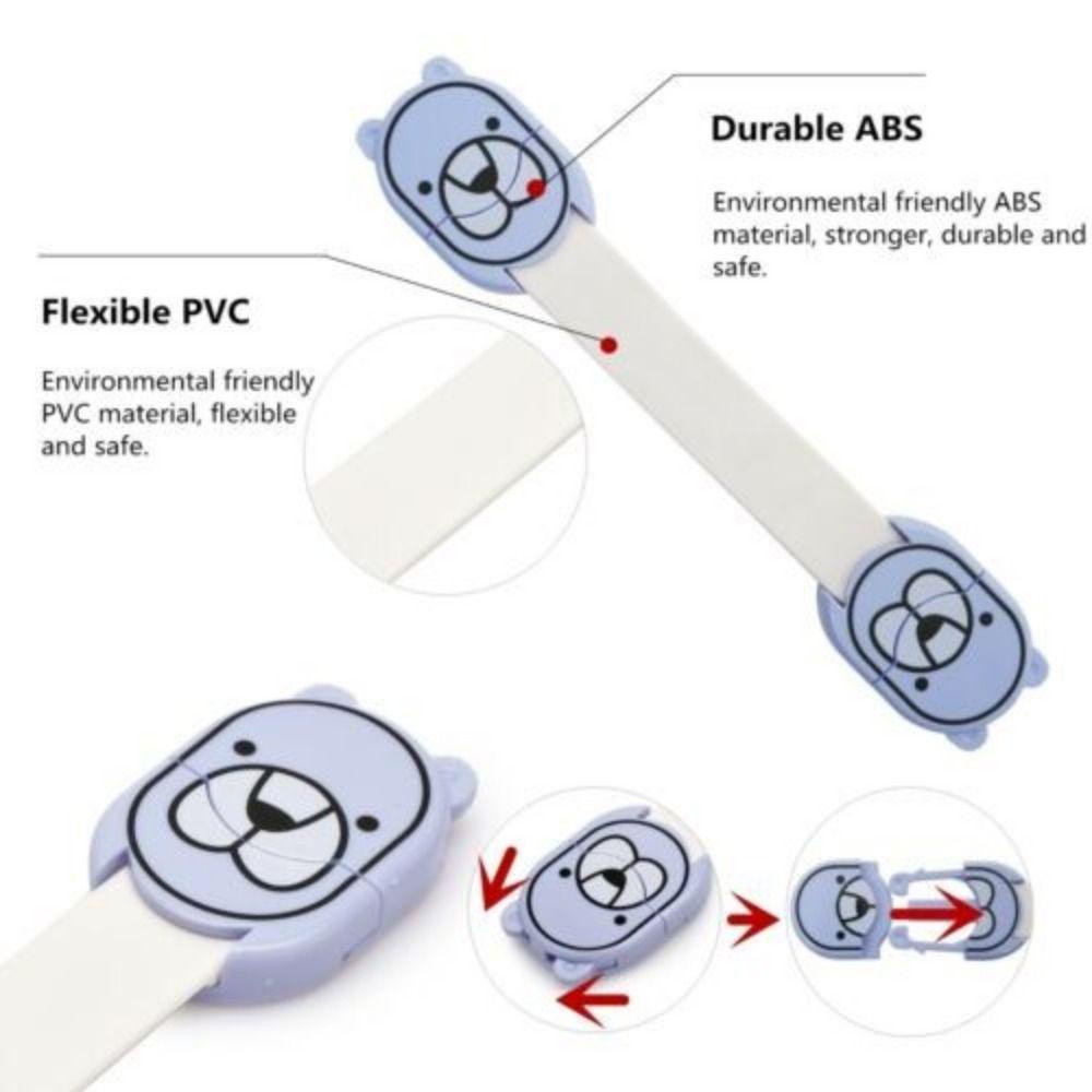 Set 10 Khóa Cửa Tủ Bảo Vệ An Toàn Cho Bé Sự Bảo Vệ