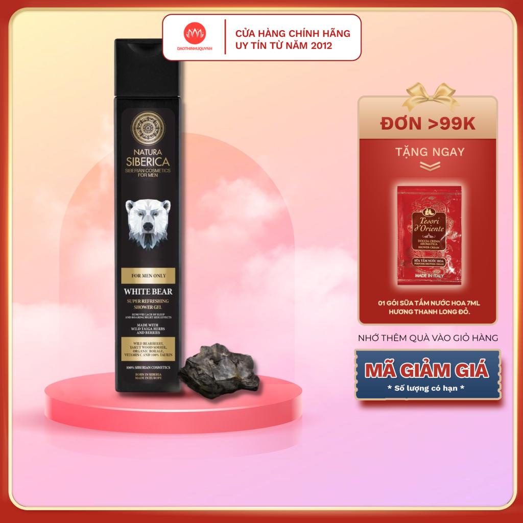Sữa Tắm Sảng Khoái Và Dưỡng Ẩm Cho Da Natura Siberica Men 250ml