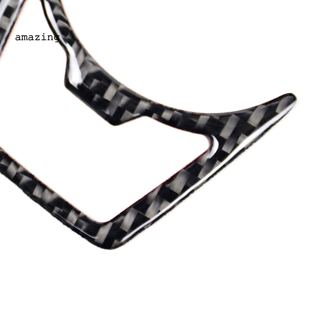 1 Cặp Miếng Dán Trang Trí Đèn Pha Xe Hơi Ford Mustang 2015-2019 Bằng Sợi Carbon