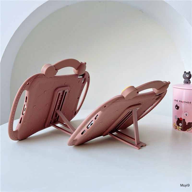 Ốp Máy Tính Bảng Silicon In Hình Gấu Nâu Thời Trang Cho Ipad 10.2 2022 Ipad 10Th Mini 4 / 5 Ipad Air 2 Air 5 10.9 Pro 11 Ipad 9Th Ipad 9.7