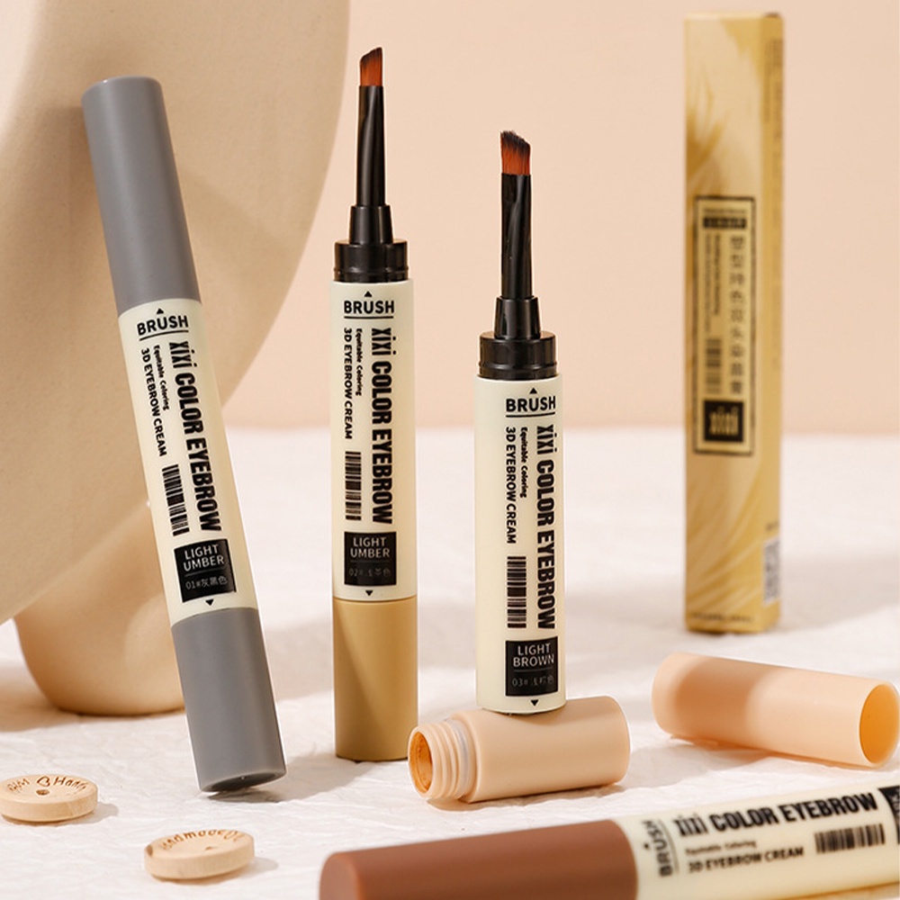 Kem Nhuộm Lông Mày Xixi 4 Màu Tùy Chọn Chống Nhòe Chống Thấm Nước Lâu Trôi Nhanh Khô