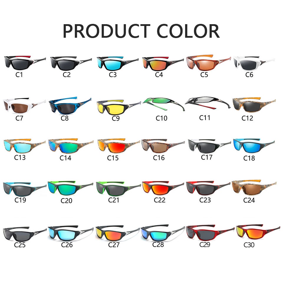 Kính Mát Phân Cực Chống Tia UV400 Phong Cách Thể Thao Thời Trang Mới