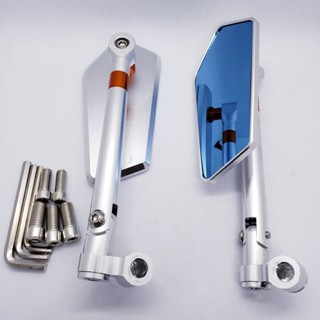 Kính gương chiếu hậu xe máy 5 cạnh xéo cao cấp gắn xe máy sh, vario, airblade, exciter, winner, vision... hàng loại 1