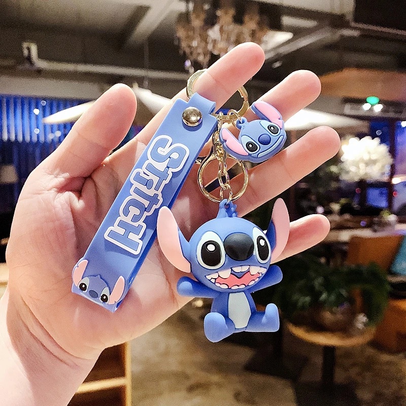 DISNEY Túi Đeo Chéo Hình Stitch Hoạt Hình Nhồi Bông Đáng Yêu Dành Cho Bé Gái