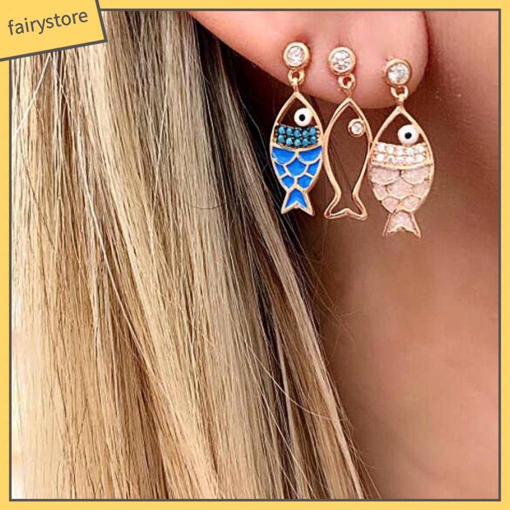 Set 3 Khuyên Tai Phong Cách Bohemian Thời Trang Cá Tính Cho Nữ