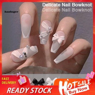Set 50 hạt nơ đính trang trí móng tay nghệ thuật