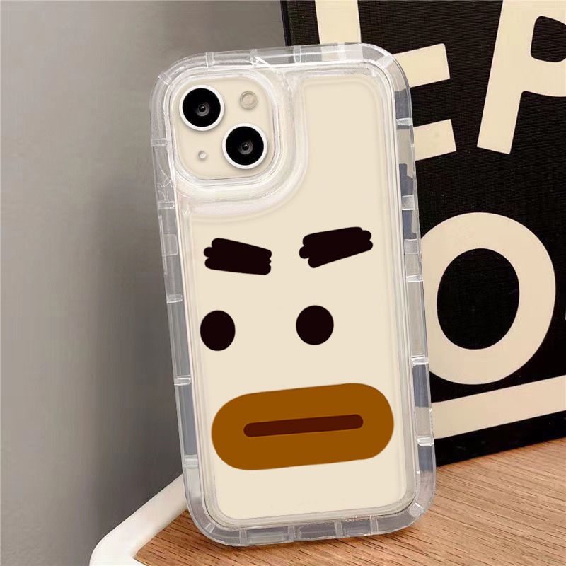 Ốp Điện Thoại Silicon TPU Mềm Trong Suốt Họa Tiết Emote Dễ Thương Cho IPhone 14 13 11 12 Pro XS Max X XR 7 8 Plus