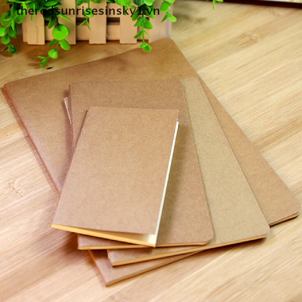 * Đồ Chơi * * Sổ Ghi Chú Giấy Kraft Bìa Cứng Cổ Điển