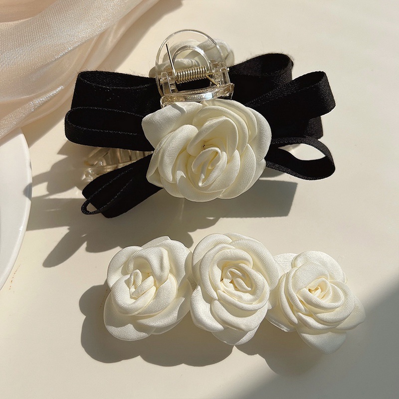 Set 5 Kẹp Tóc Hoa Hồng Thời Trang Cho Nữ timetunnel