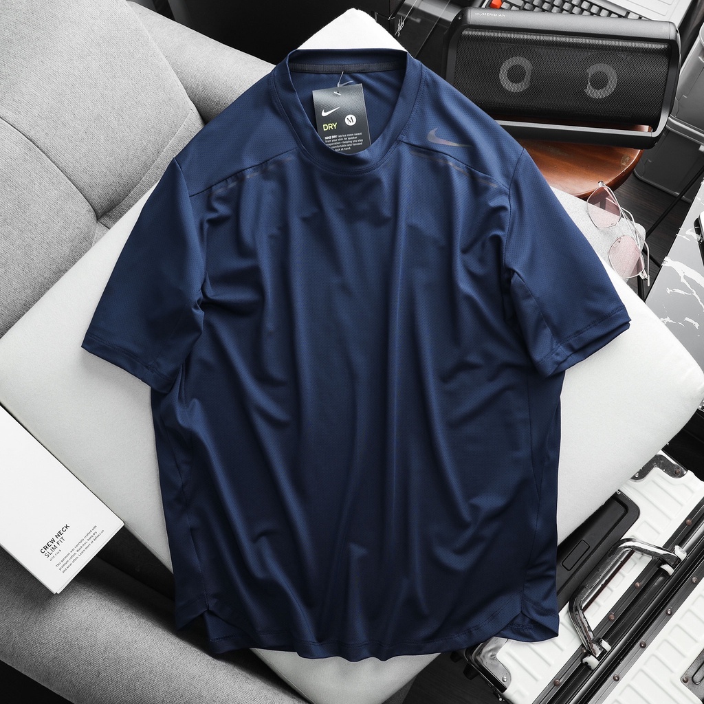 Áo thể thao nam NK04 fit dáng vạt bầu chuẩn đẹp, hình thật