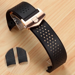 Băng cao su silicone thoáng khí 22 24mm chuyên dụng cho thợ lặn
