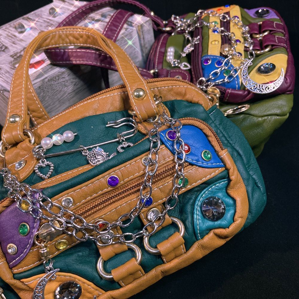 Túi Đeo Chéo Phong Cách retro vintage Cho Nữ Trung Niên