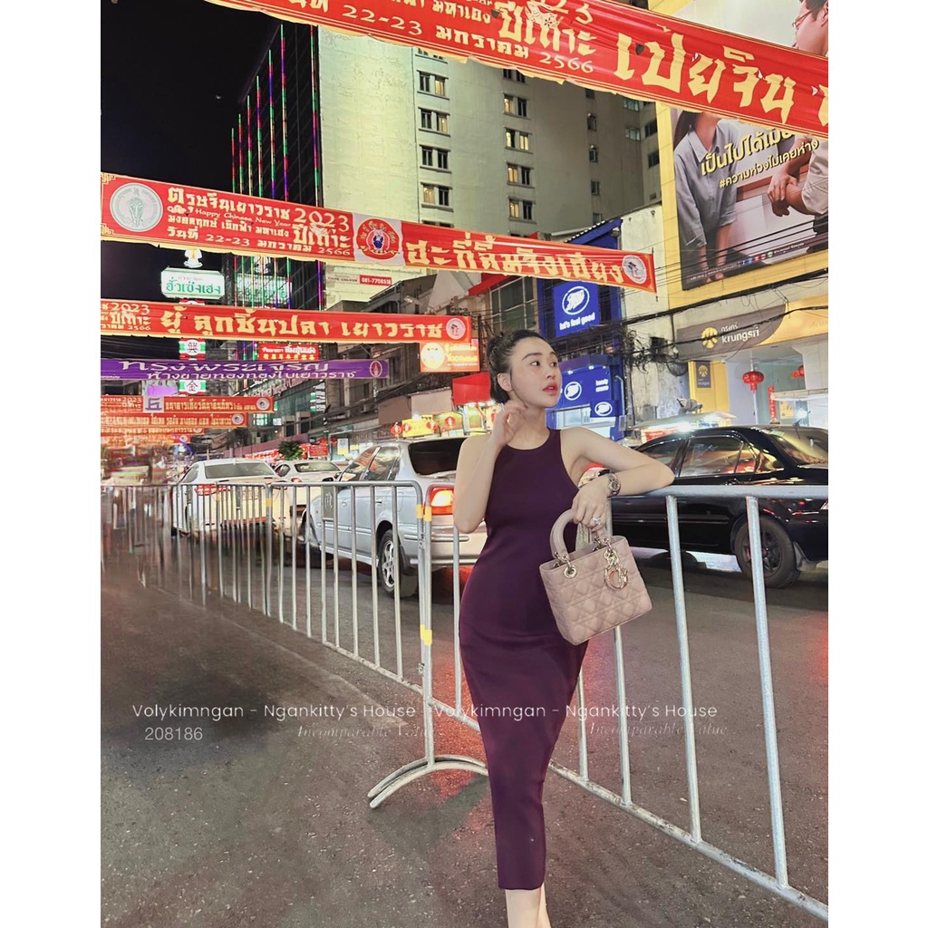 Đầm ba lỗ len mo.on.lig.ht